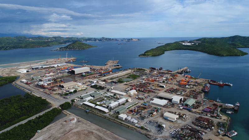 Motukea Island, the site for Port Moresby's new port, set to open in 2018.